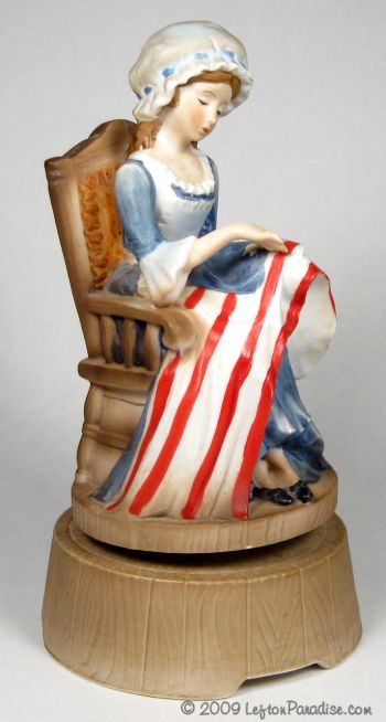 Betsy Ross Musical Figurine - 030