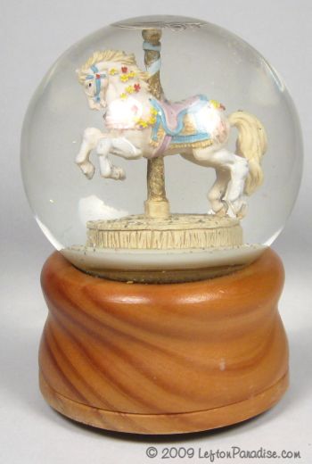Carousel Horse in Musical Globe