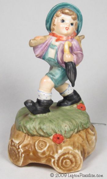 Hiking Boy Musical Figurine - 2399