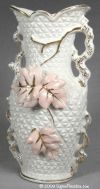 White China Vase, Quilted