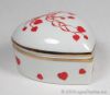 Heart-Shaped Trinket Box with Streamers and Hearts