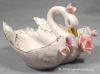 Pink Swan Ashtray, Roses - 139