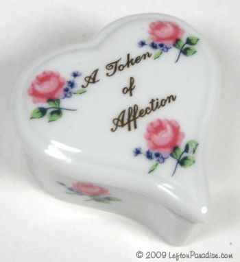 Heart-Shaped Box with Message - 2389